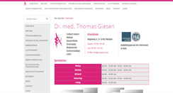 Desktop Screenshot of dr-giesen.com