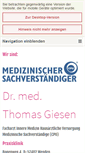 Mobile Screenshot of dr-giesen.com